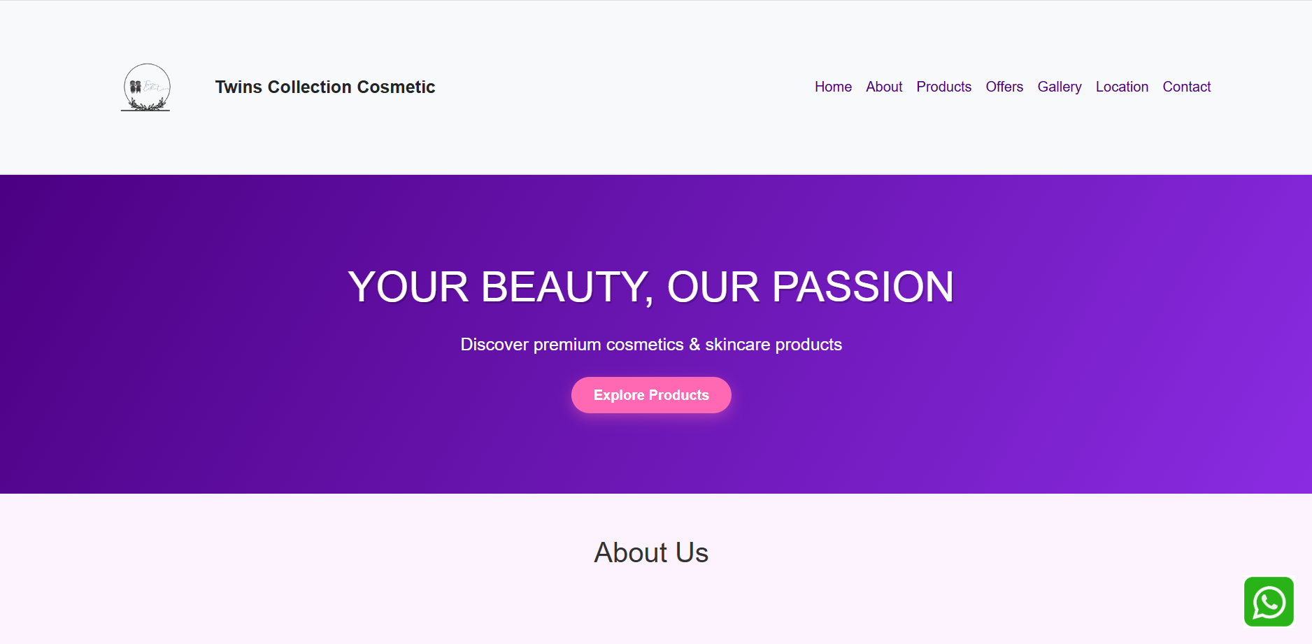 Cosmatic Website